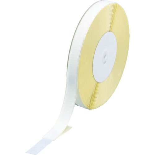 ＴＲＵＳＣＯ　マジックテープ　糊付Ａ側　幅２５ｍｍＸ長さ２５ｍ　白＿