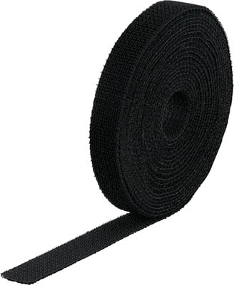 ＴＲＵＳＣＯ　マジックバンド結束テープ　両面　幅２０ｍｍＸ長さ５ｍ　黒＿