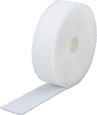 ＴＲＵＳＣＯ　マジックバンド結束テープ　両面　幅４０ｍｍＸ長さ５ｍ　白＿