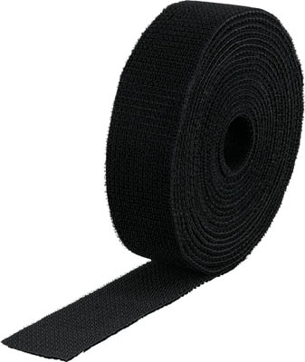 ＴＲＵＳＣＯ　マジックバンド結束テープ　両面　幅４０ｍｍＸ長さ５ｍ　黒＿