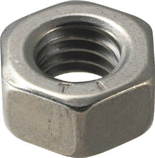 ＴＲＵＳＣＯ　六角ナット１種　チタン強度Ｔｉ２　サイズＭ６Ｘ１．０　７個入＿