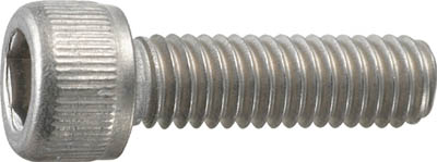 ＴＲＵＳＣＯ　六角穴付ボルト　チタン全ネジ　強度Ｔｉ２　サイズＭ６Ｘ１０　３本入＿