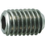 ＴＲＵＳＣＯ　六角穴付止めネジ　チタン　サイズＭ４Ｘ６　６個入＿