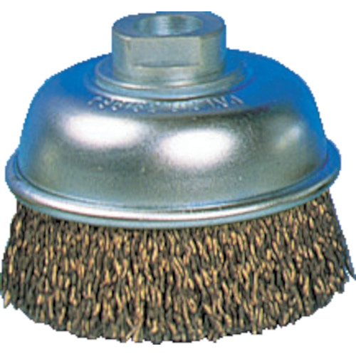 ＴＲＵＳＣＯ　電動工具用カップブラシ　８５　真鍮めっき　線径０．２７＿