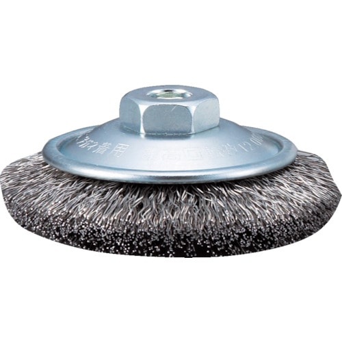 ＴＲＵＳＣＯ　電動工具用ベベルブラシ　８５　ＳＵＳ３０４　線径０．３０＿