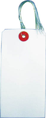 ＴＲＵＳＣＯ　針金付き荷札　１２０×６０ｍｍ　２０枚＿