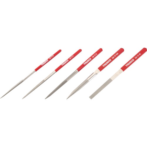 ＴＲＵＳＣＯ　ダイヤモンドヤスリ　鉄工用　５本組　セット＿