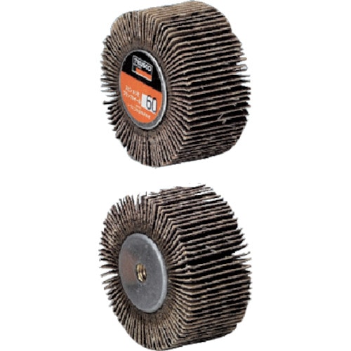 ＴＲＵＳＣＯ　スピンネジ式フラップホイール　外径５０　５個入　８０＃＿