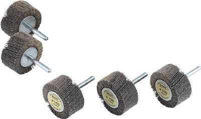 ＴＲＵＳＣＯ　ミラクルフラップホイール　外径４０Ｘ厚２５Ｘ軸６　５個入　４０＃＿