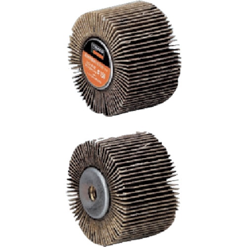 ＴＲＵＳＣＯ　スピンネジ式フラップホイール　外径４０　５個入　１８０＃＿
