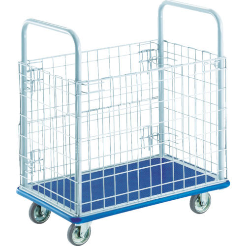 ＴＲＵＳＣＯ　ドンキーカート　金網付７４０×４８０＿