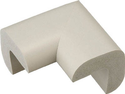 ＴＲＵＳＣＯ　安心クッション　コーナー用　細　１個入り　ライトグレー＿