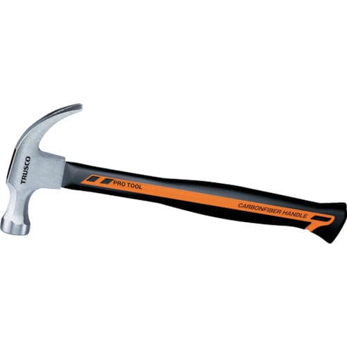 ＴＲＵＳＣＯ　くぎ抜きハンマー（カーボンファイバー柄）　＃１　１／４＿