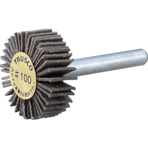 ＴＲＵＳＣＯ　ダイヤ軸付フラップホイール　オールダイヤ　５０Ｘ軸径６　４００＃＿