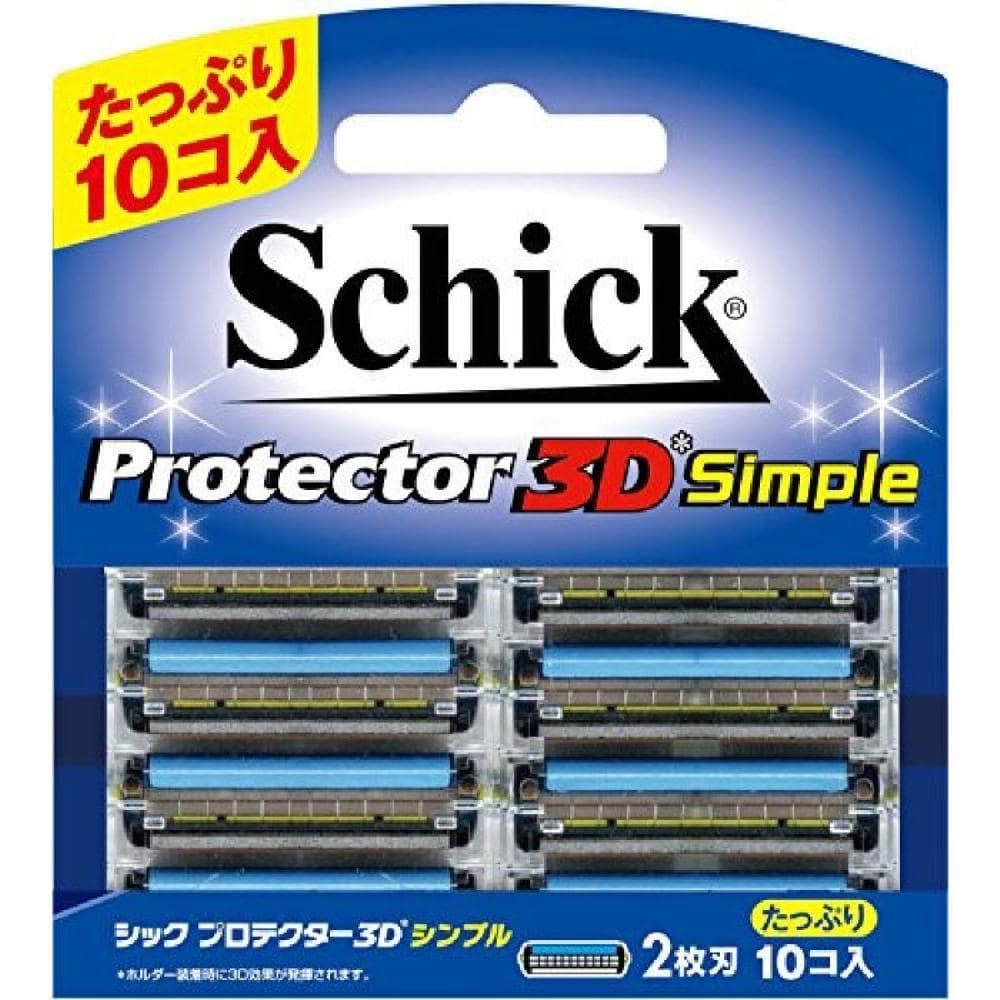 シック　プロテクター３Ｄ　シンプル　替刃　１０個入り