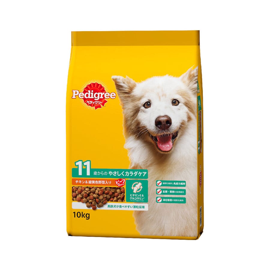 マース　ペディグリー　１１歳から用　ヘルシーチキン＆緑黄色野菜入り　１０ｋｇ