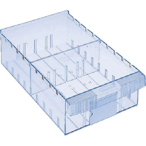 ＴＲＵＳＣＯ　樹脂製引出し　内寸２４２Ｘ４０７Ｘ１０８　透明　ＭＬ－２＿