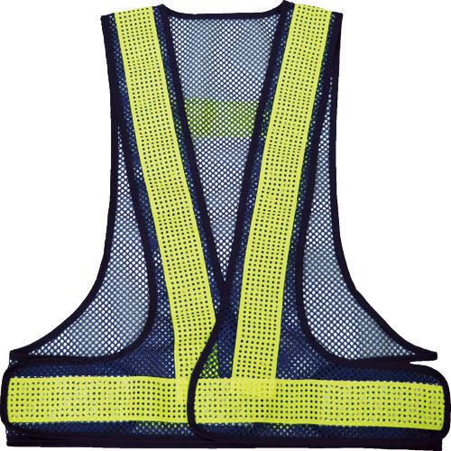 ＴＲＵＳＣＯ　メッシュ安全ベスト　紺×イエロー　ＴＭＶ－ＢＹ＿