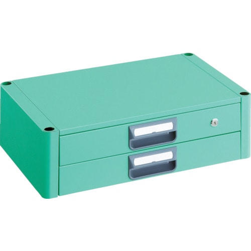 ＴＲＵＳＣＯ　フェニックスワゴン　２段引出　６００Ｘ４００　ＹＧ色＿