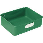 ＴＲＵＳＣＯ　スチール製ライトビン　１９８Ｘ１５８ＸＨ６６　緑＿