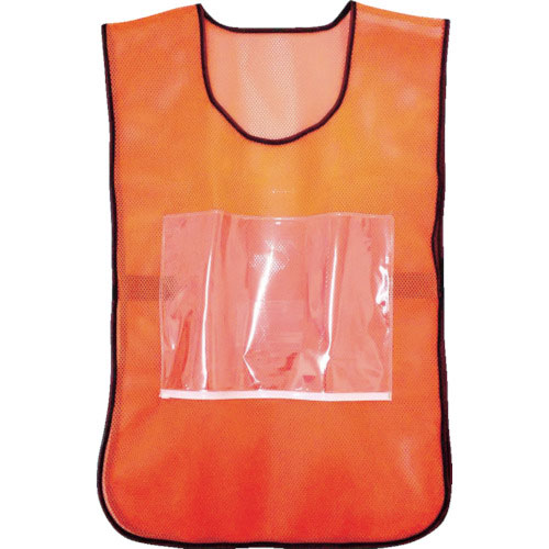 ＴＲＵＳＣＯ　差し込みポケット付き安全ベスト　オレンジ　ＴＳＢ－ＯＲ＿