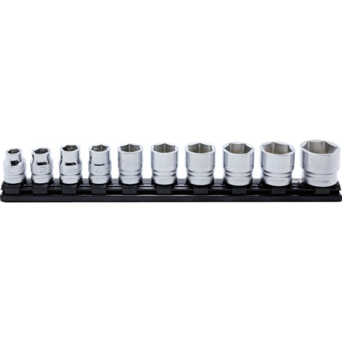 コーケン　１２．７ｍｍ差込　Ｚ－ＥＡＬ６角ソケットレールセット　１０ヶ組＿