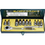 ＡＳＨ　ソケットレンチ用ヘキサゴンソケットセット１２．７□＿