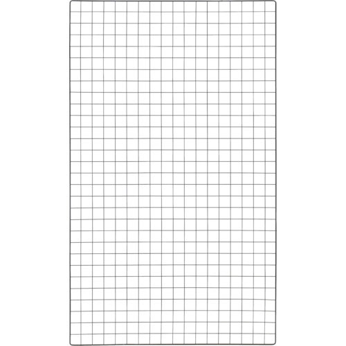 ＴＲＵＳＣＯ　棚用ディスプレイネット　金具付　９００Ｘ１５００　黒　ＴＮ－９０１５＿