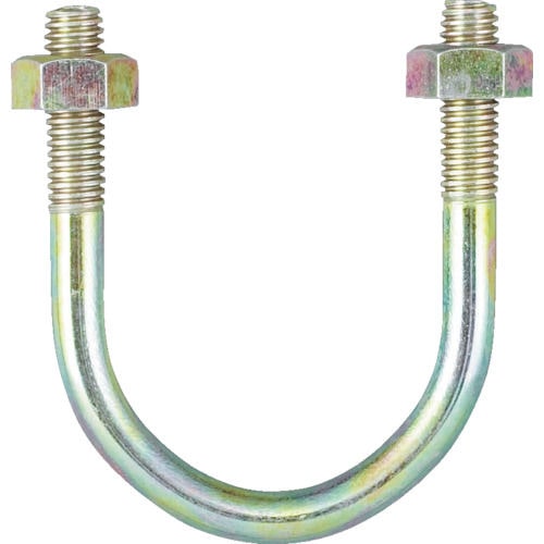 ＴＲＵＳＣＯ　ＰＣ管用Ｕボルト　クロメート　呼び径２５Ａ　ねじ径Ｗ３／８＿