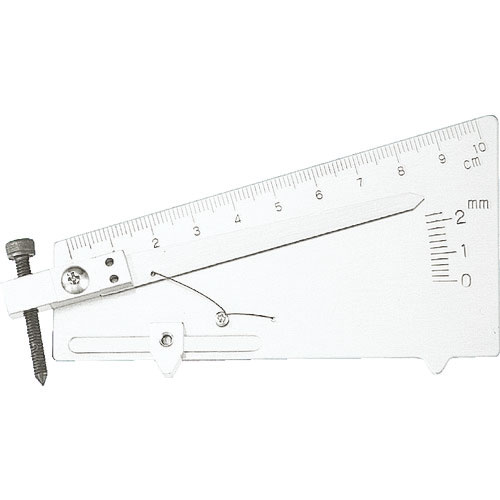 ＴＲＵＳＣＯ　溶接ゲージ　精密アンダーカット測定用　１目盛０．２ｍｍ　ＴＷＧＵ－２Ｓ＿