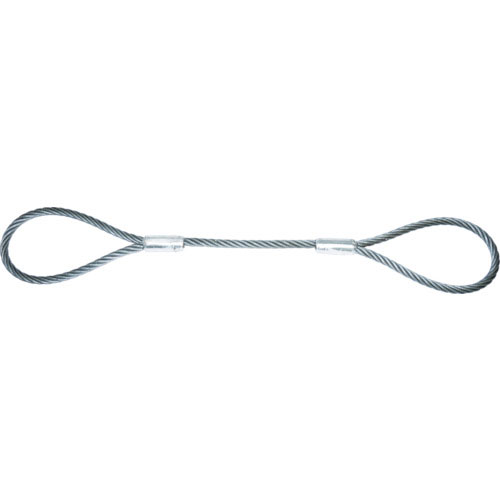 ワイヤーロープスリング　Ａタイプ　アルミロック　１６ｍｍＸ１．５ｍ　ＴＷＡＬ－１６Ｓ１．５＿