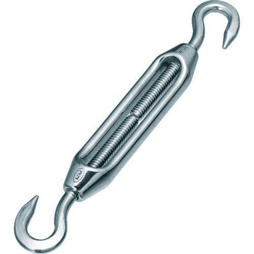 ＴＲＵＳＣＯ　枠式ターンバックル　ステンレス製　フック＆フック　ねじＭ５　２個入＿