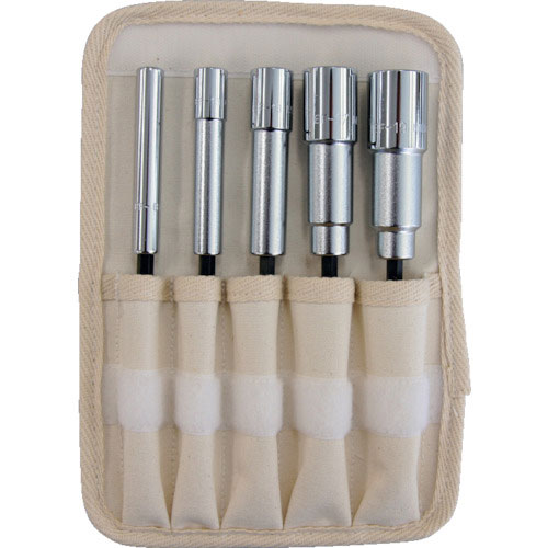 ＴＲＵＳＣＯ　電動ドライバーソケット　８・１０・１３・１７・１９　ＴＥＦ－５－ＳＥＴ＿