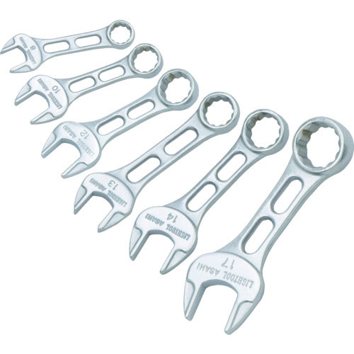 ＡＳＨ　ライツールコンビネーションスパナプチコンセット６本組　ＬＣＷＵＳ６０＿