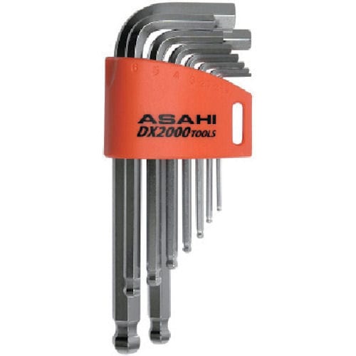 ＡＳＨ　めっきボールポイントショート六角棒レンチセット９本組＿