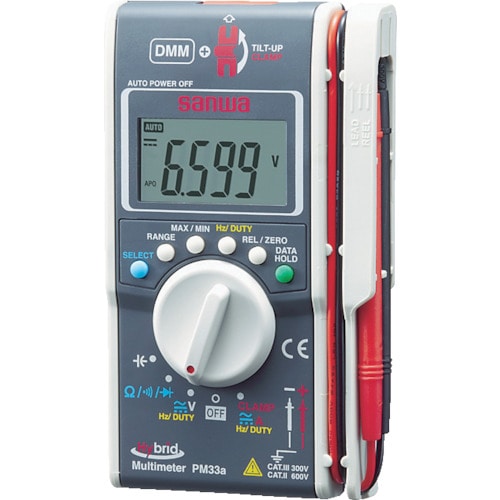 ＳＡＮＷＡ　ハイブリッドミニテスタ　ケース付（マルチメータ＋クランプメータ）＿