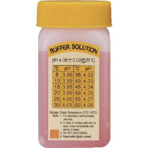 カスタム　防水型ＰＨ計用校正液（ＰＨ４．０）＿