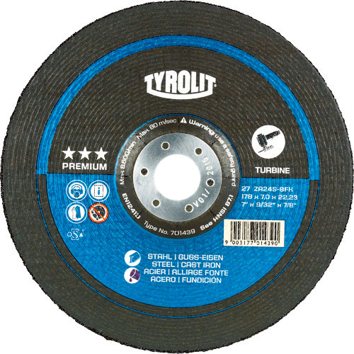 ＴＹＲＯＬＩＴ　オフセット砥石　Ｔ－Ｇｒｉｎｄ　１２５ｍｍ　＃２４＿