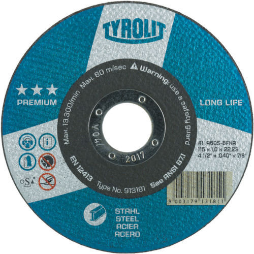 ＴＹＲＯＬＩＴ　切断砥石　ロングライフ　１０５Ｘ１Ｘ１５ｍｍ＿