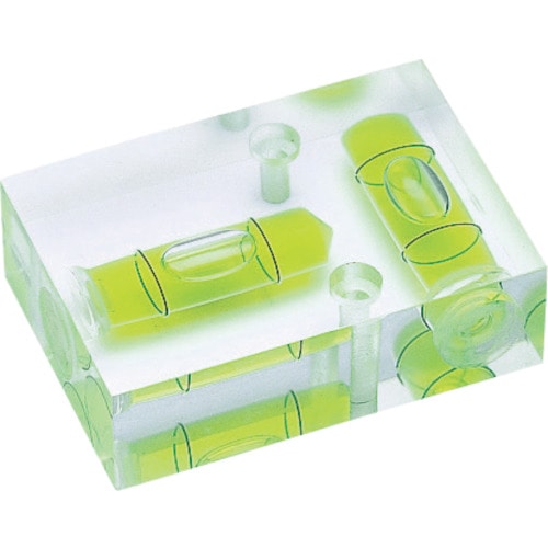 ＫＯＤ　平クロス型アイベル水平器（取付穴付）　３５ｍｍ＿