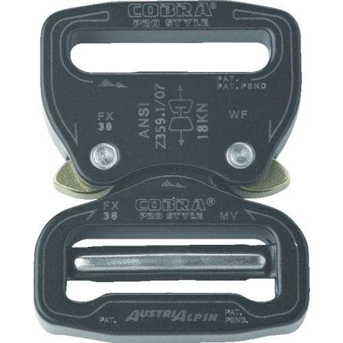 ＡＬＰＩＮ　ＣＯＢＲＡ　ＰＲＯ　バックル　３８ＭＭ　ブラック＿