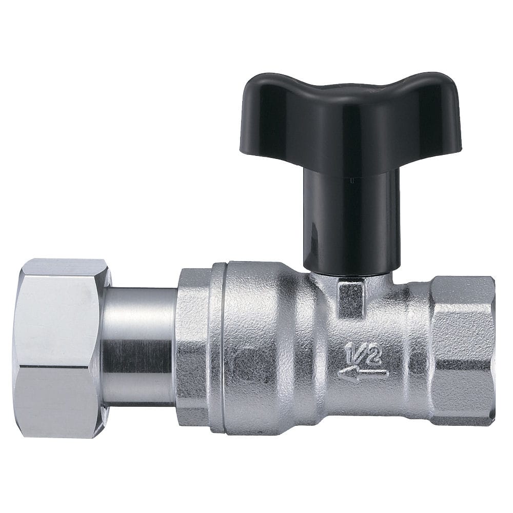 ＳＡＮＥＩ（サンエイ）ナット付逆止付ボールバルブ　Ｖ６５７ＢＶ－１３