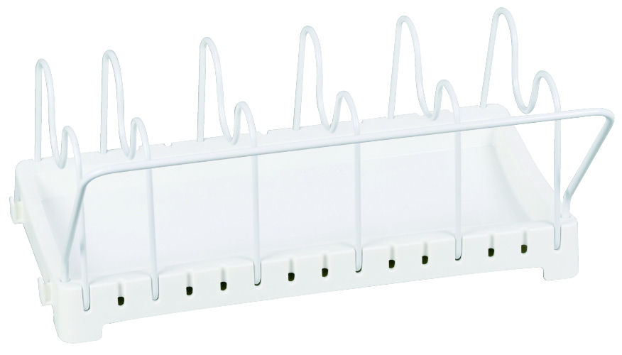 出し入れしやすい　鍋・蓋・フライパンラック