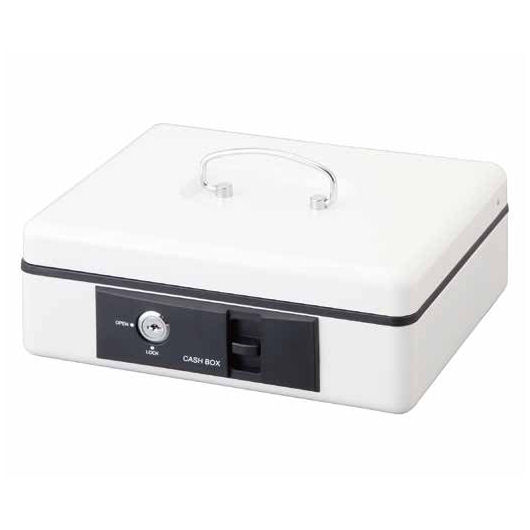 你的品牌名オリジナル　携帯キャッシュボックスＬ　ホワイト　ＣＢ－２０１０Ｎ