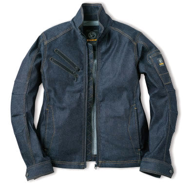 【アウトレット】　イーブンリバー　ストレッチデニムブルゾン　インディゴブルー　ＬＬ　ＵＳＤ－４０７