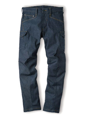 【アウトレット】　イーブンリバー　ストレッチデニムカーゴパンツ　インディゴブルー　３Ｌ　ＵＳＤ－４０２