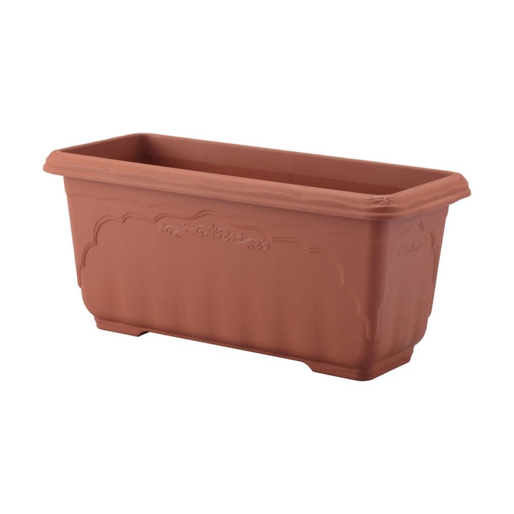 クイーンプランター深型　６００型　ブラウン　鉢　プランター