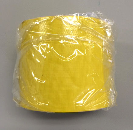 カラー布テープ　＃１１１　黄　１００ｍｍ×２５ｍ