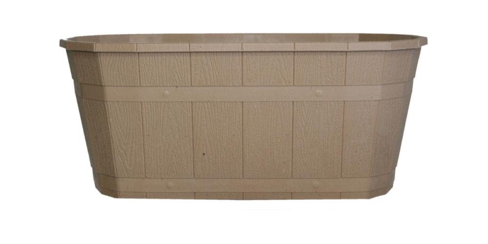 ウッディーオーバル４５０　ナチュラルベージュ