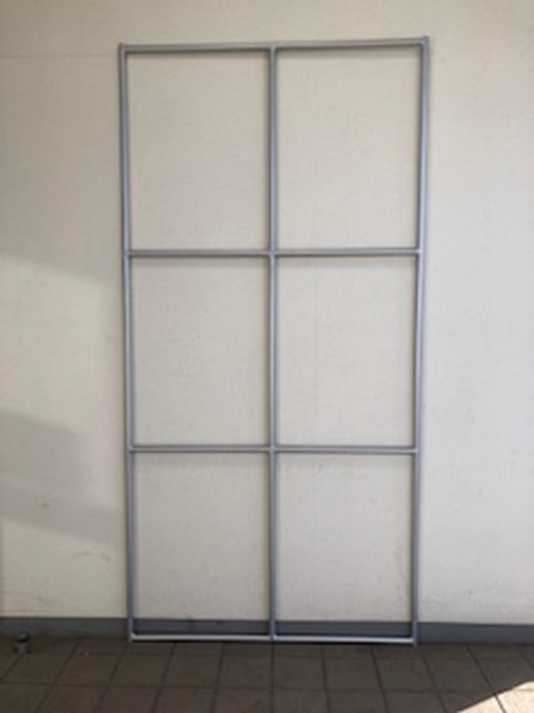 ハウス用パイプ溶接ドア　１９ｍｍ　９０×１８０ｃｍ